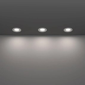 Eglo 902272 - комплект 3x LED вградени осветителни тела за баня SALABATE LED/4,9W/230V Ø8,8cm IP65 бели