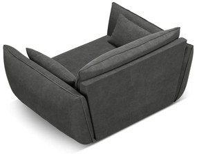 Сив фотьойл Vanda - Mazzini Sofas