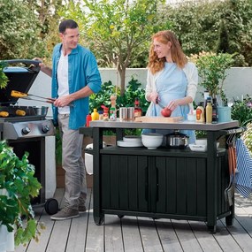 Сгъваема грил маса 134x52 cm Unity – Keter