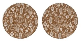 Коркови подложки за саксии в комплект от 2 бр. ø 20 cm Veggie - Ladelle