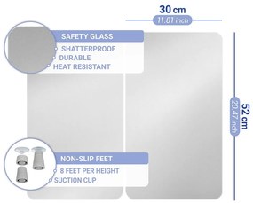 Комплект от 2 стъклени аспиратора Universal Silver - Wenko