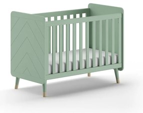Детско креватче от масивен бор в петролен цвят 60x120 cm BILLY – Vipack