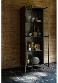 Метална витрина в златист цвят 64x184 cm Gertlush - Dutchbone