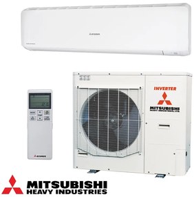Инверторен климатик Mitsubishi Heavy Industries SRK100ZR-W/FDC100VNP, 34000 BTU, 69 м2, A++/A+, R-32, Бял