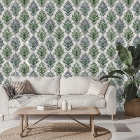 Фототапет – Зелени винтидж орнаменти