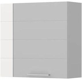 Възможност за персонализиране Висящ шкаф разширение Hudson V7-White - White glossy