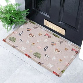 Изтривалка от PVC 40x70 cm Farm Life – Artsy Doormats