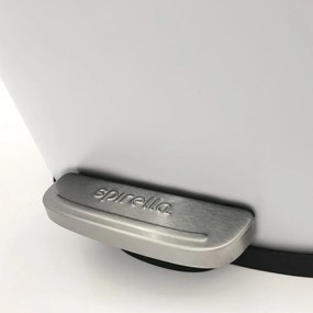 Стоманено кошче за боклук с педал в матово бял цвят 50 l Akira – Spirella