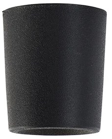 Модерен таванен прожектор черен с LED IP55 - Livia