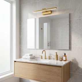 LED аплик за баня APP1865-1W 80 cm BRUSH GOLD