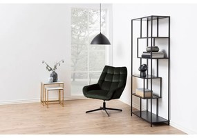 Зелено въртящо се кадифено кресло Paris – Actona