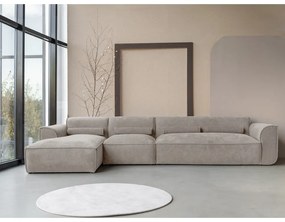 Бежов ъглов диван (ляв ъгъл) Flex Felix – Miuform