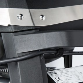 Електрическо барбекю Weber Grill Pulse 1000 81010079, 1800W, 300°C, LED дисплей, iGrill, Черен/инокс