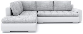 Ъглов разтегателен диван TONIO V, 230x75x200, lawa 09/soft 17, лява