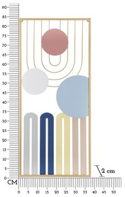 Метална декорация за стена 37x84 cm Colorful – Mauro Ferretti