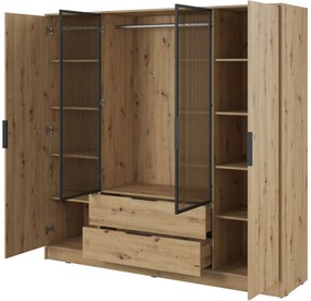 Гардероб Nelly II 4-врати-Fusiko