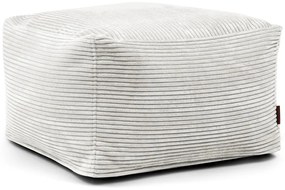 Кремав пуф от рипсено кадифе Softbox MooG – SLOWDOWN