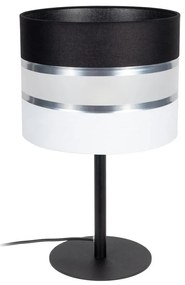 Настолна лампа CORAL 1xE27/60W/230V черна/бяла