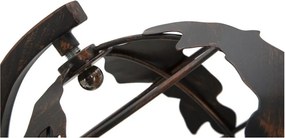 Черна настолна лампа с метален абажур (височина 40 cm) World Industry – Mauro Ferretti