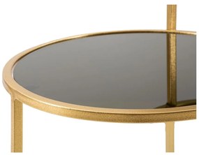 Кръгла масичка за кафе в златисто 40x50 cm - Mauro Ferretti