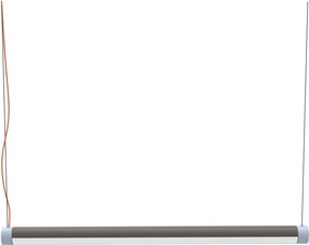 Сиво LED затъмняващо се висящо осветително тяло Interplay – Hübsch