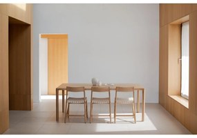 Трапезна маса от масивен дъб 90x200 cm Derven – Gazzda