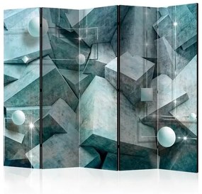 5-частичен сплитер - бетонни кубчета (зелен) II [разделители за стойка]