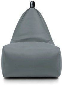 Сив детски пуф от изкуствена кожа Chill M – So Soft?