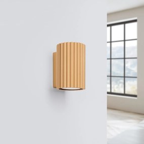 Стенна лампа в златист цвят Gleam – Sollux