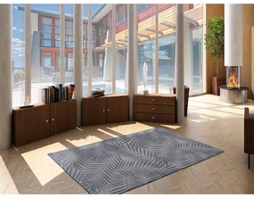 Сив килим за открито Палма, 160 x 230 cm - Universal