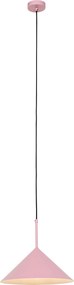 Дизайнерска висяща лампа розов триъгълник - Triangolo