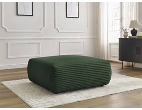 Тъмнозелена табуретка от рипсено кадифе Lucien – Bobochic Paris