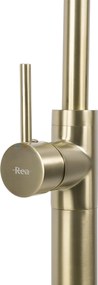 кран за мивка Rea Lungo Brush Gold