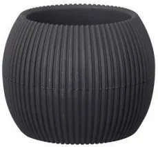 Horecano - Саксия кактус №3 - Ø14.6xh11.5cm 700ml АНТРАЦИТ (G-363-A)