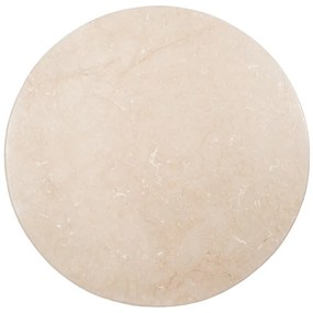 Кръгла трапезна маса с мраморна плоча ø 120 cm – Ixia