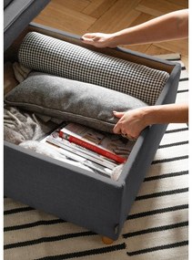 Тъмносива табуретка Simon – Miuform