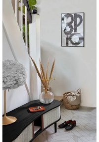 Масичка за телевизор с дъбов декор в сиво-натурален цвят 140x40 cm Audacious - UMAGE