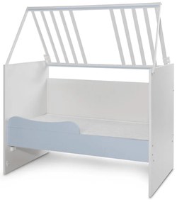 LORELLI Classic Трансформиращо се легло 82/190 см. MULTI БЯЛО/BABY BLUE