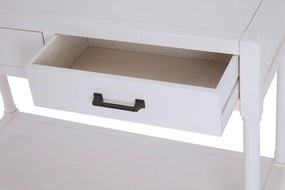 Бяла конзолна маса от масивен бор 35x91 cm Heritage – Premier Housewares