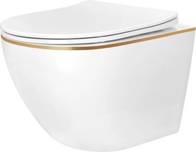тоалетна чиния Rea Carlo Mini Tornado NFQ GOLD EDGE