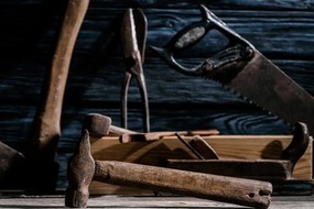 Картина на платно – Дърводелски инструменти