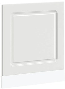 853657 vidaXL Панел за съдомиялна машина, Kalmar, бял, инженерно дърво