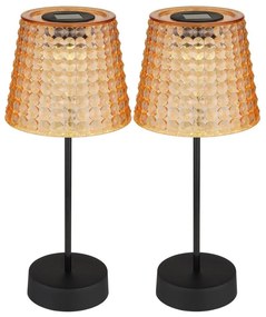 Globo 36634-2A - Комплект 2x LED соларни лампи SOLAR LED/0,06W/3V IP44 оранжеви