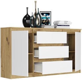 Просторен скрин R-140-S3 - различни цветови варианти артисън микс бяло