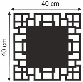 Самозалепващи се квадратни огледала лабиринт