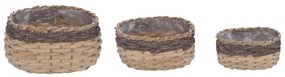 Комплект от 3 саксии Nature M - Ego Dekor