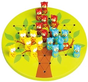 Lelin Toys - Дървена игра с бухалчета - Китайска дама