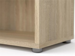 Модулен шкаф за книги в дъбов декор в естествен цвят 89x113 cm Prima - Tvilum