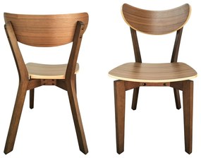 Кафяв трапезен стол Roxby – Actona