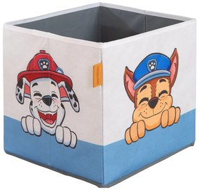 Текстилни детски органайзери за играчки в комплект 2 бр. 27x27x27 cm Paw Patrol – Roba